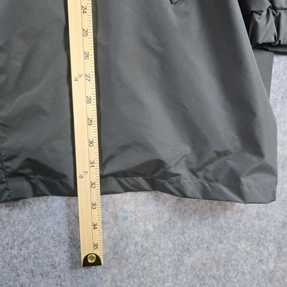 Galls Men’s Plus Size 5XL Black Nylon Shell Jacket Double Zipper Epaulettes